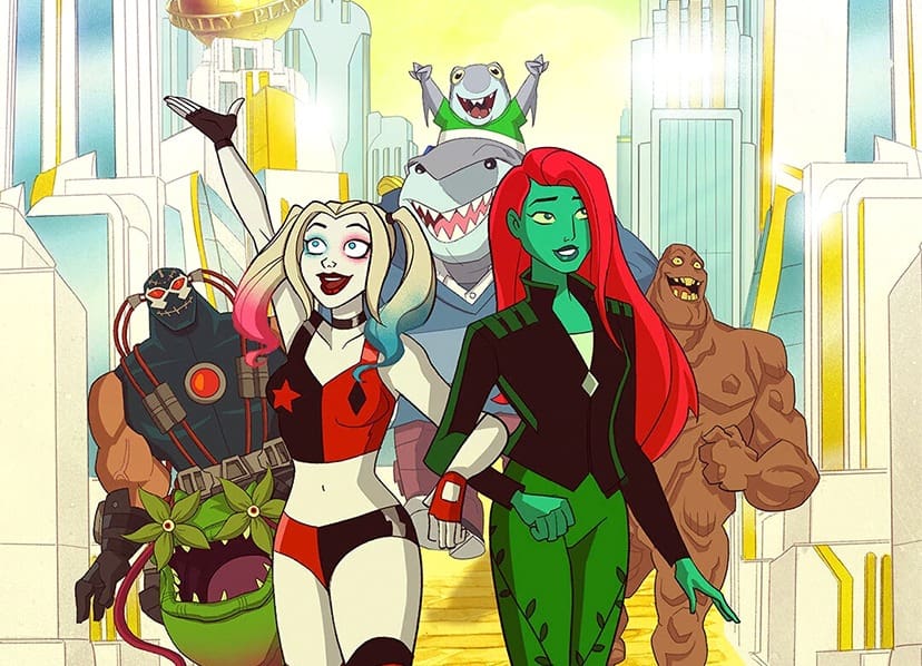 Illustration of Harley Quinn and the Joker, created by Jason Alexander, showcasing their iconic styles and dynamic poses.