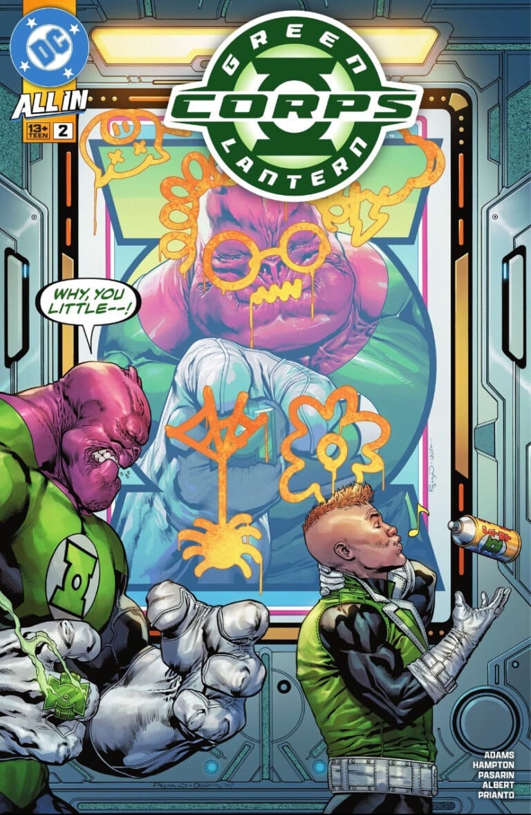 Green Lantern Corps Cover 2. Kilowog and Guy Gardner