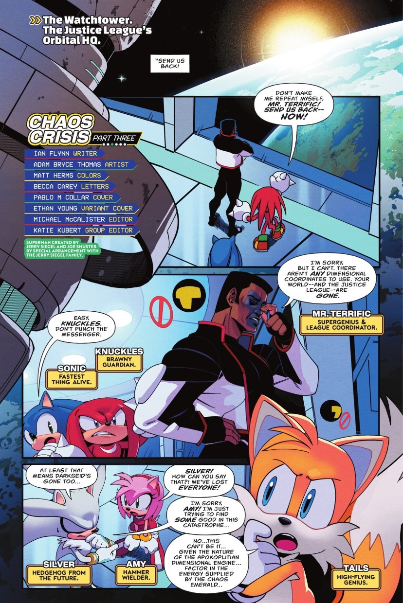 ‘DC X Sonic the Hedgehog’ #3 Review