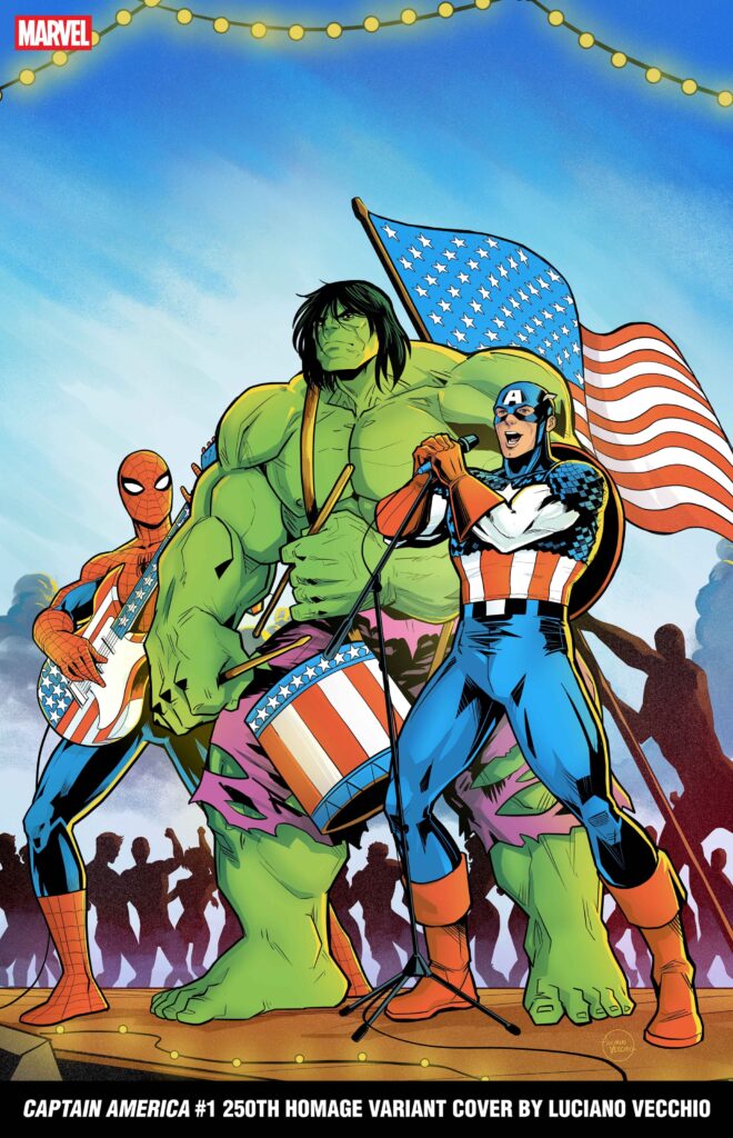CAPTAIN AMERICA #1
Written by CHIP ZDARSKY
Art by VALERIO SCHITI