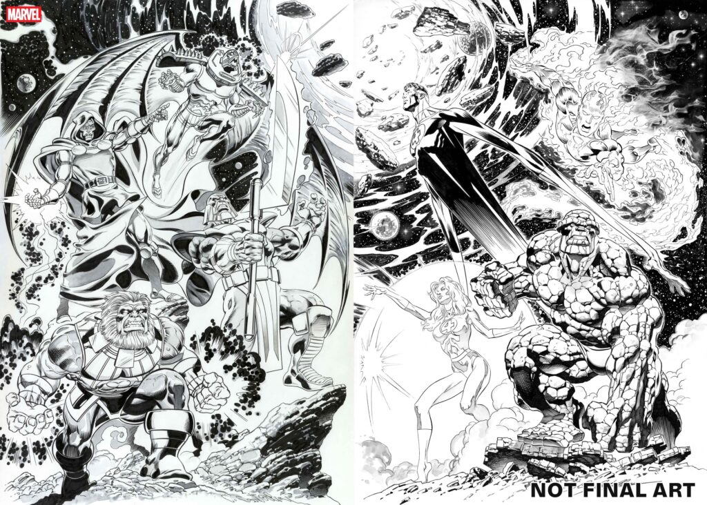 FANTASTIC FOUR #1 Written by RYAN NORTH Art and Cover by HUMBERTO RAMOS