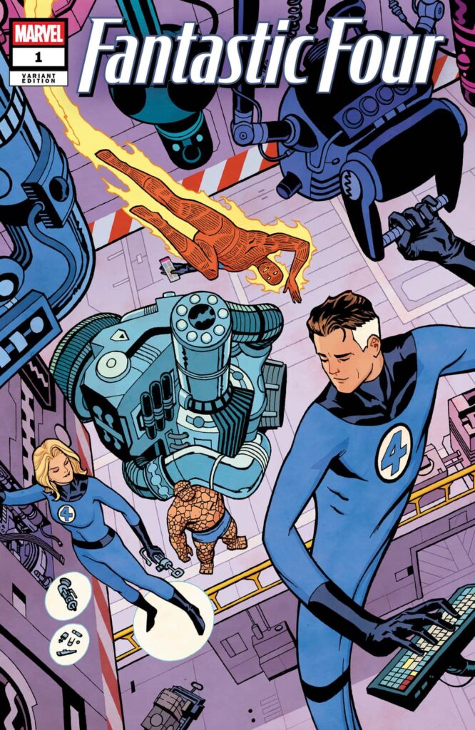 FANTASTIC FOUR #1 Written by RYAN NORTH Art and Cover by HUMBERTO RAMOS