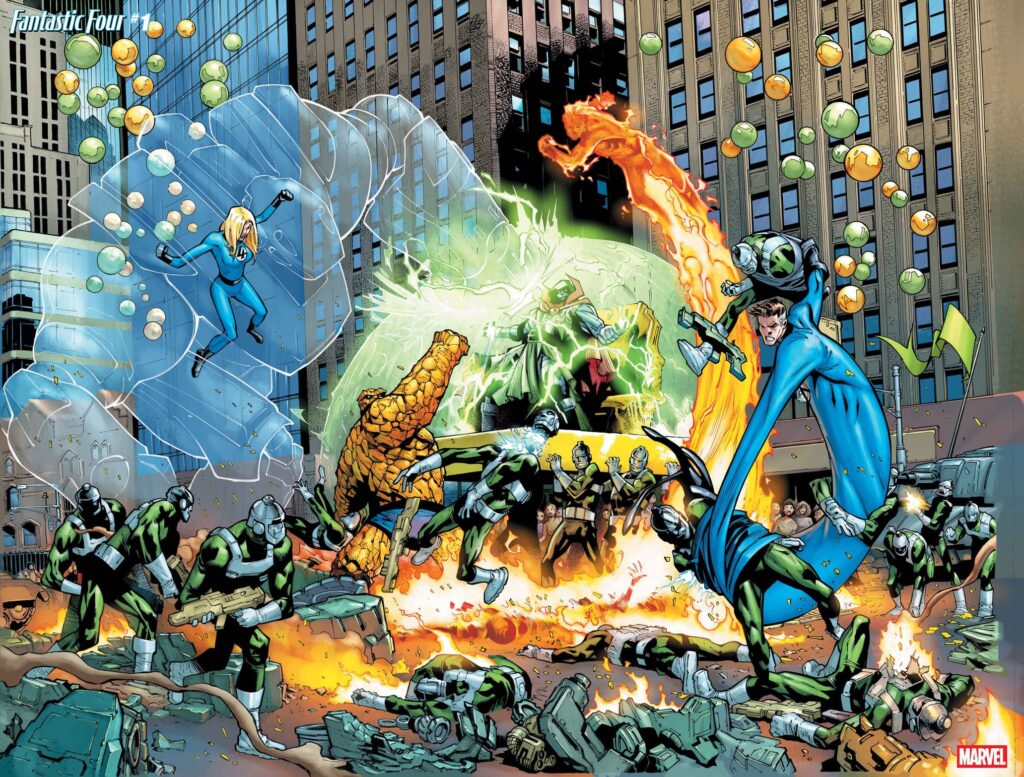FANTASTIC FOUR #1 Written by RYAN NORTH Art and Cover by HUMBERTO RAMOS