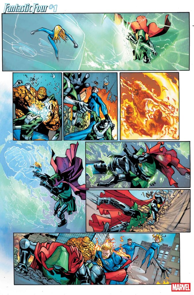 FANTASTIC FOUR #1 Written by RYAN NORTH Art and Cover by HUMBERTO RAMOS