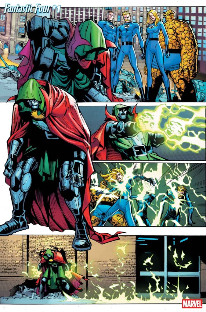 FANTASTIC FOUR #1 Written by RYAN NORTH Art and Cover by HUMBERTO RAMOS