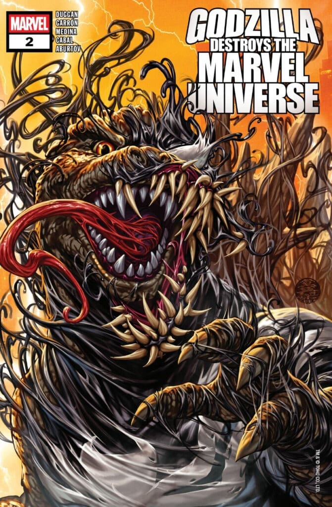 ‘Godzilla Destroys the Marvel Universe’ #2 Review