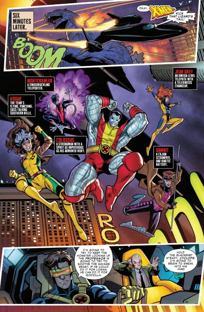 The X-Men Enter the Fight in ‘Godzilla Destroys The Marvel Universe’ #3