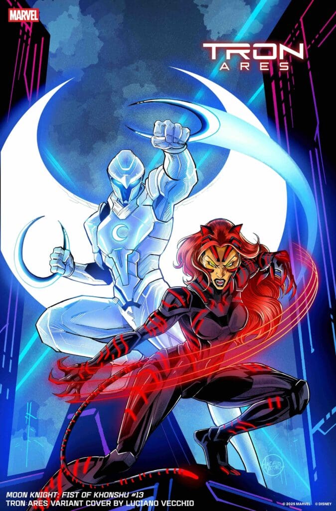 Marvel and TRON Unite Once More for New 'TRON: Ares' Variant Covers
