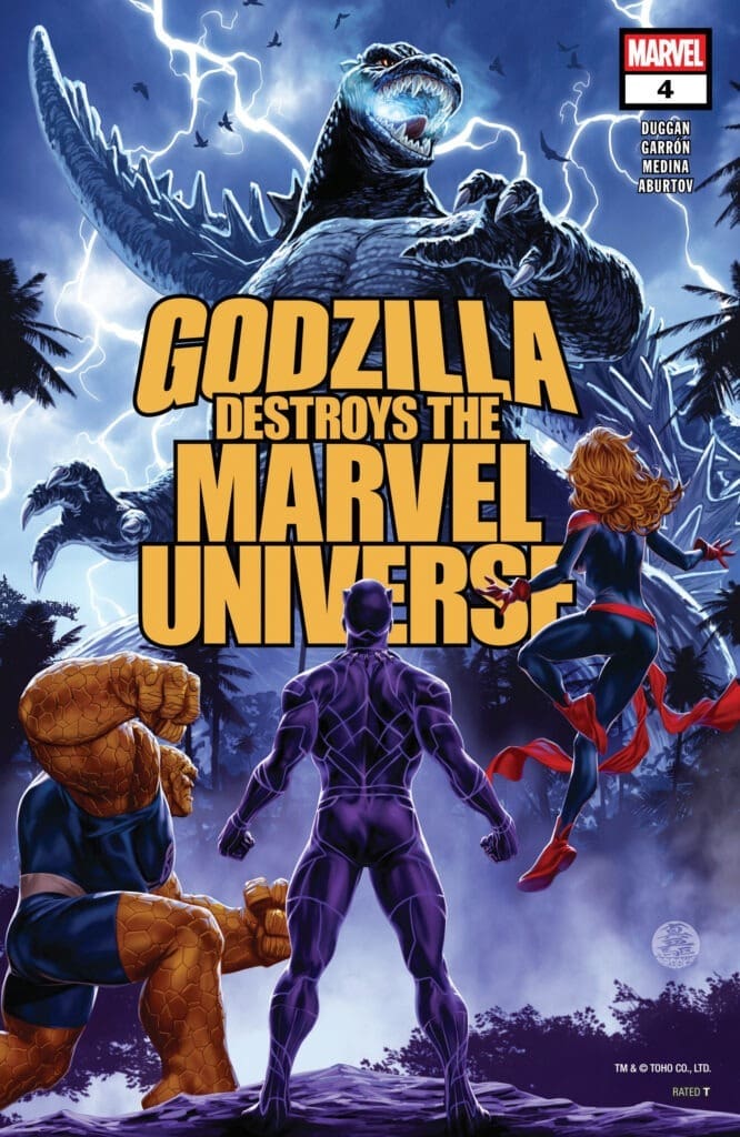 Godzilla Destroys The Marvel Universe #4