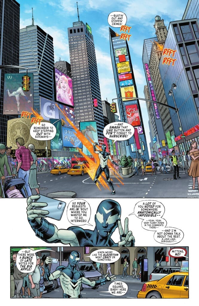 Sideways uses teleport powers in Cheetah & Cheshire Rob #3