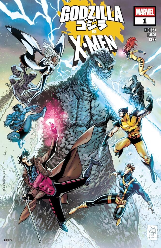 Marvel comic cover Godzilla Vs X-Men issue 1