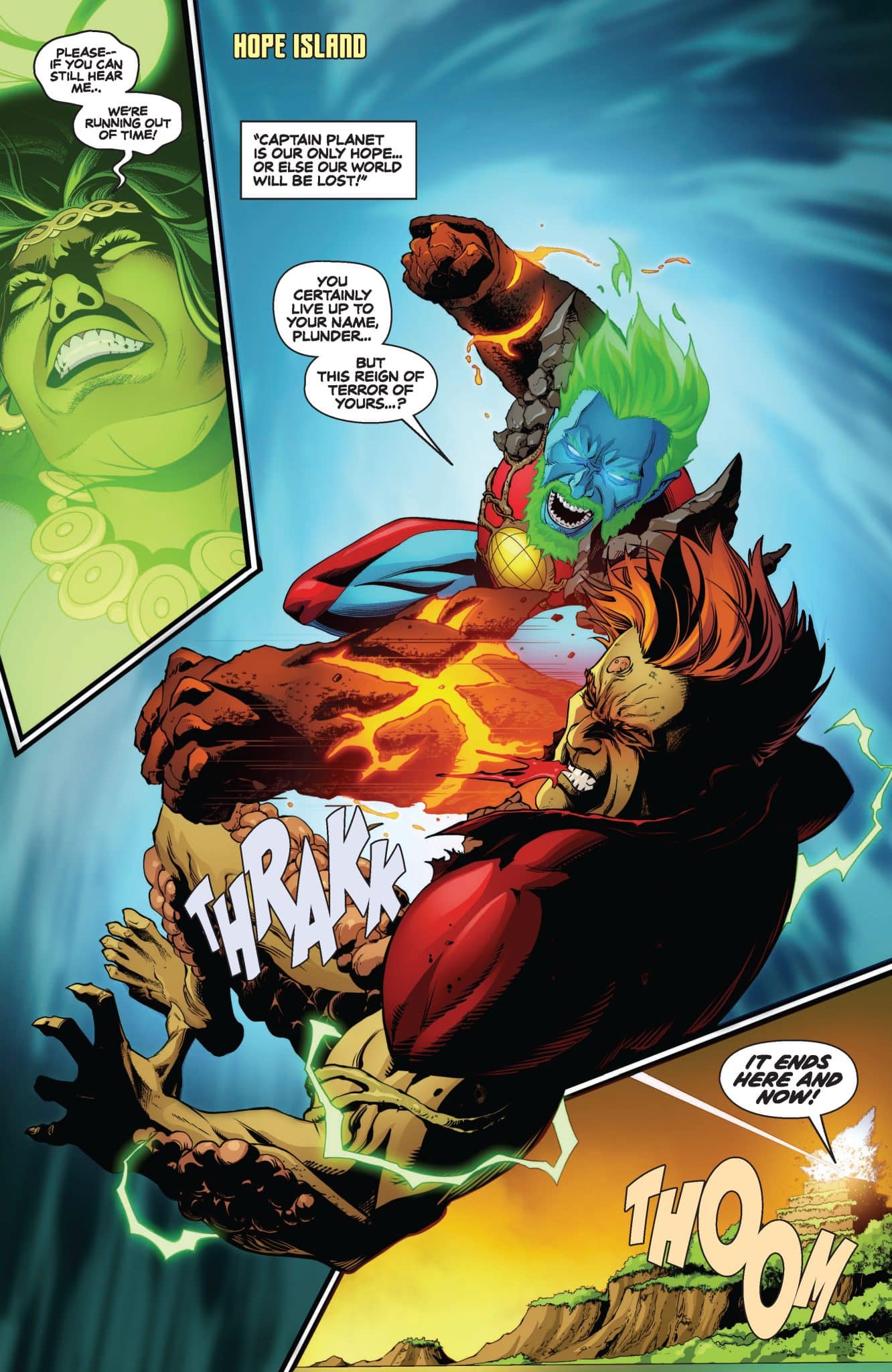 ‘Captain Planet’ #6 Offers Power, Pollution & Planeteers Unite for an Epic Finale!