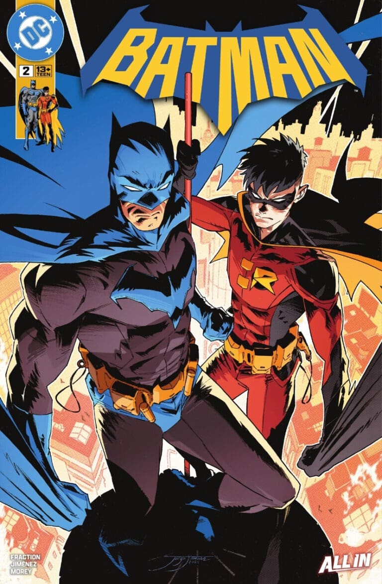 Batman and Robin stand ready for action