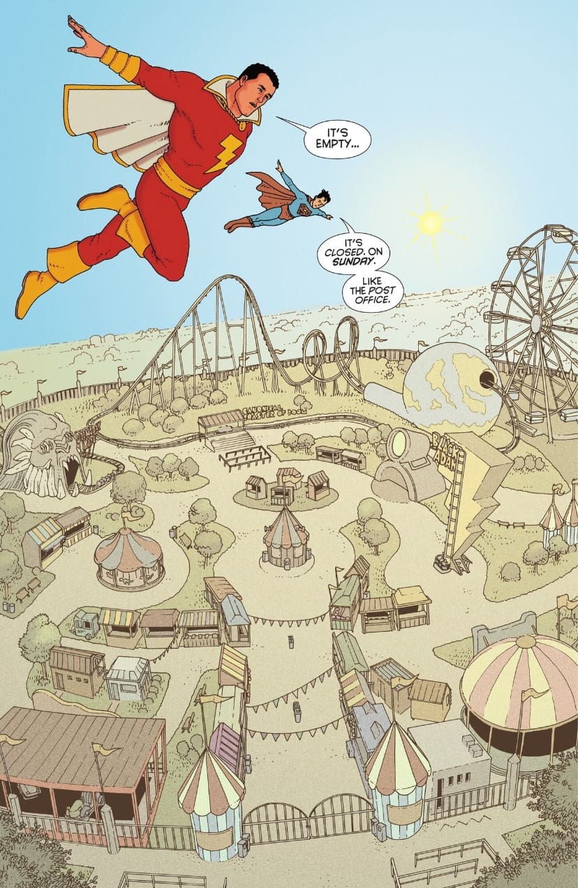 ‘Superman: The Kryptonite Spectrum’ #3 Superboy & Captain Marvel Roller Coaster Adventure
