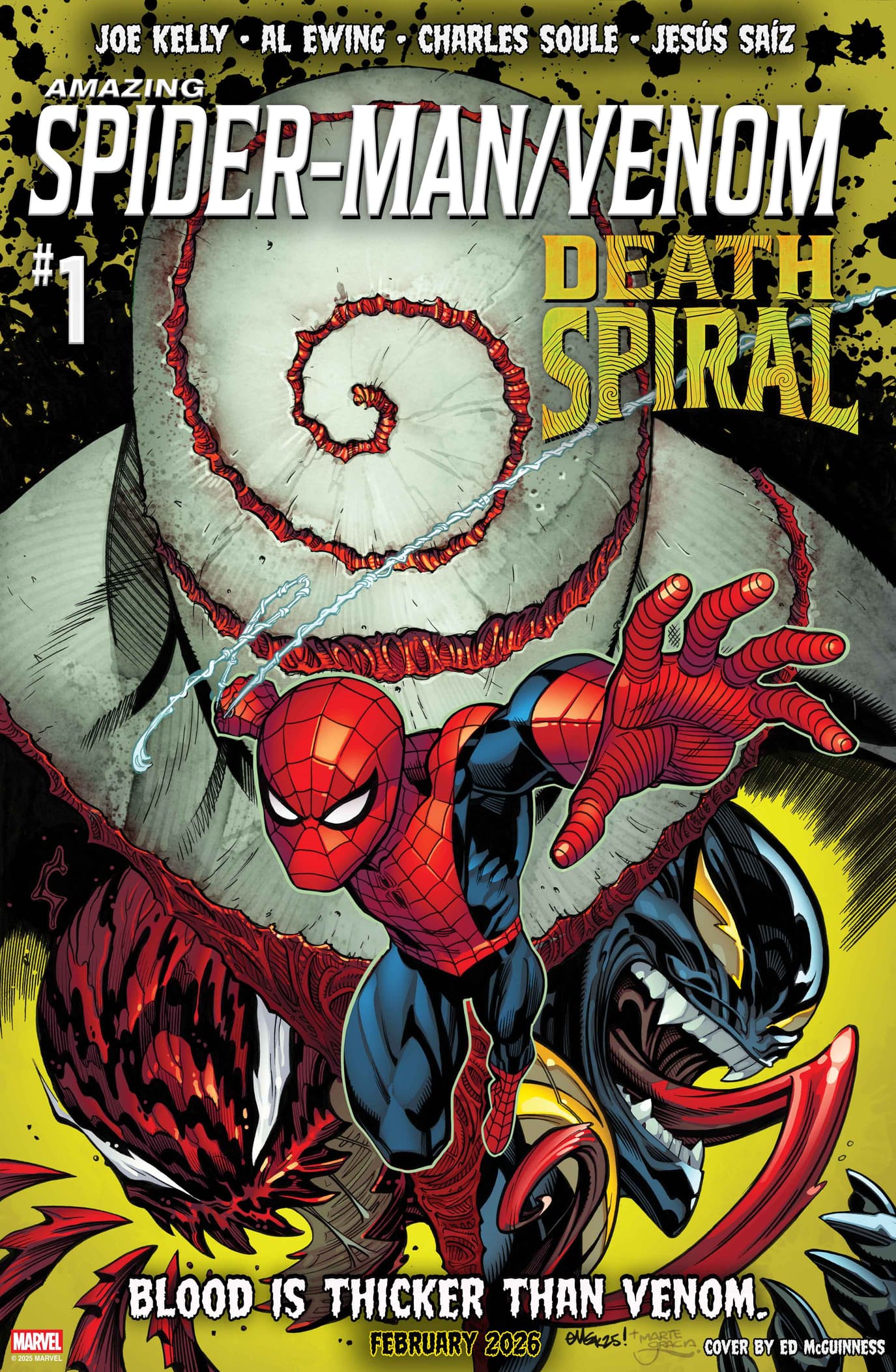 'Death Spiral' Crossover Unleashes Spider-Man, Venom, and Carnage
