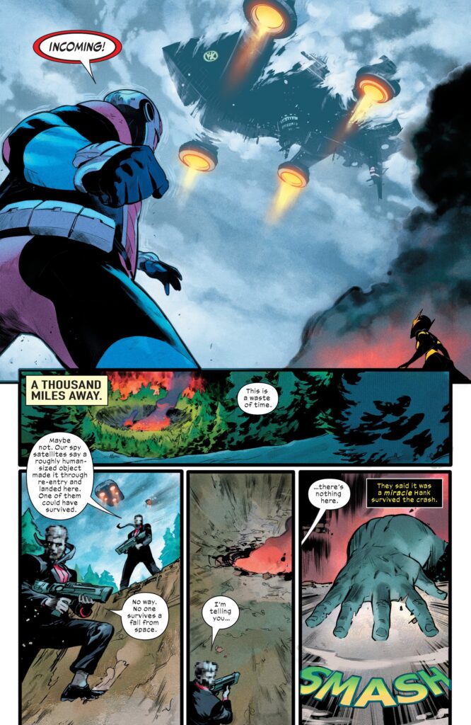 Giant man taking on the triskellion