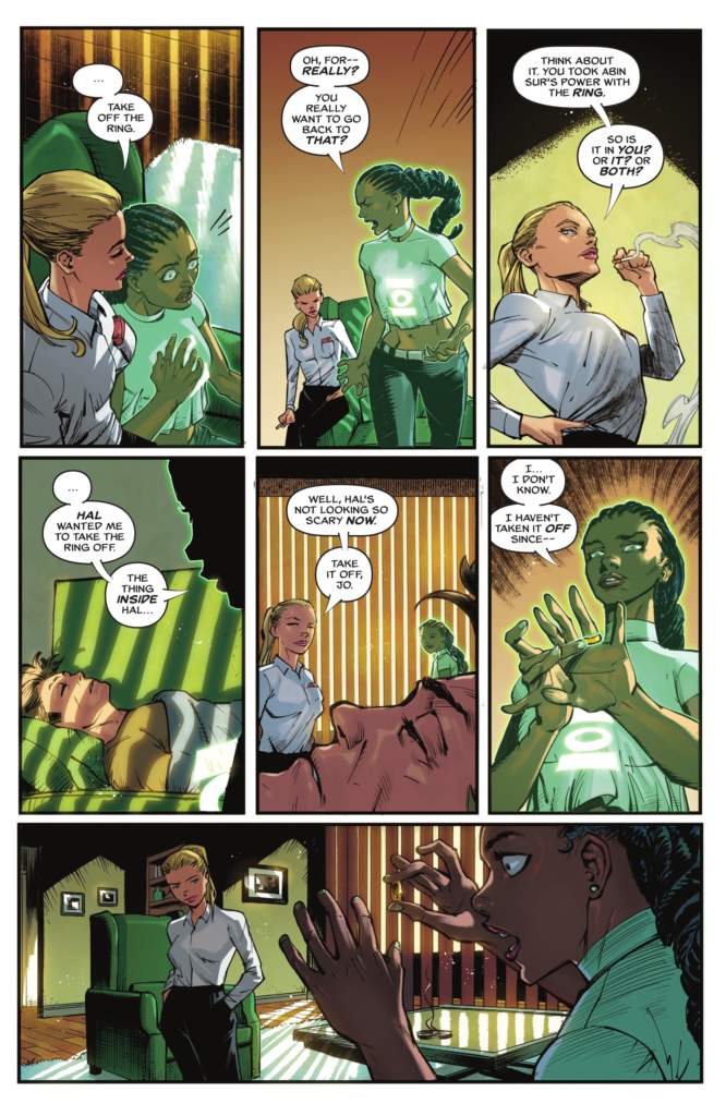 Jo taking off her ring