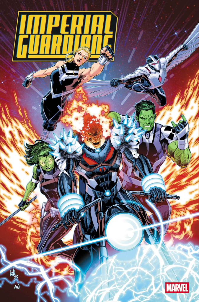 Marvel Imperial Guardians on a cover