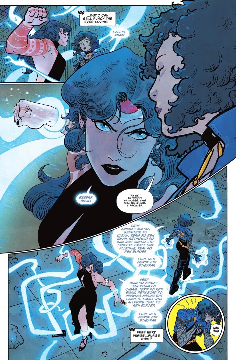zatanna frees wonder woman