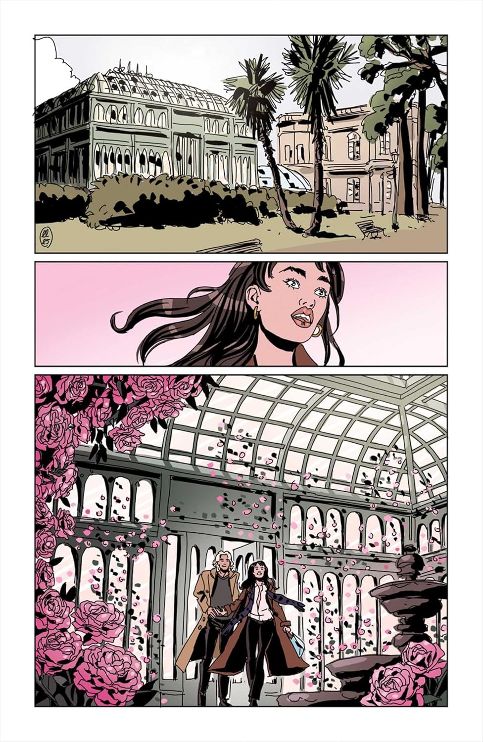 man and woman in field