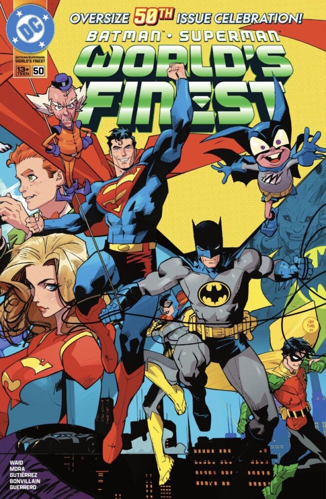 Batman and superman on cover