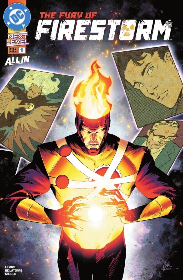 firestorm on a cover