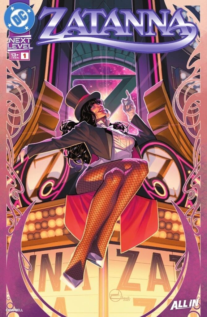Zatanna on cover