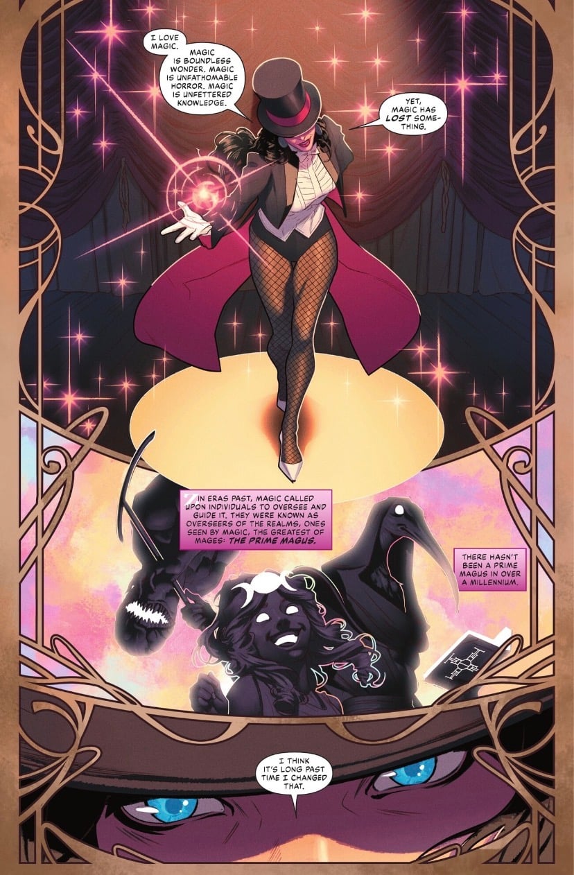 its showetime for zatanna